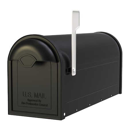 Winston Post Mount Mailbox Black